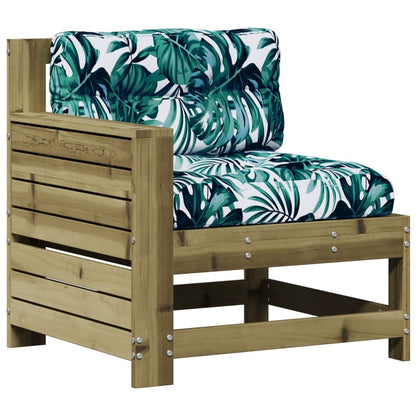 5Dílná Zahradní Sedací Souprava A Podušky Impregnovaná Borovice