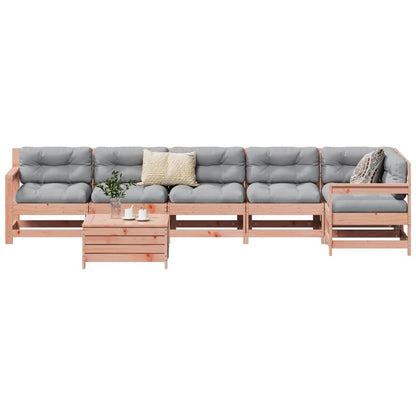 7Dílná Zahradní Sedací Souprava Masivní Borové Dřevo