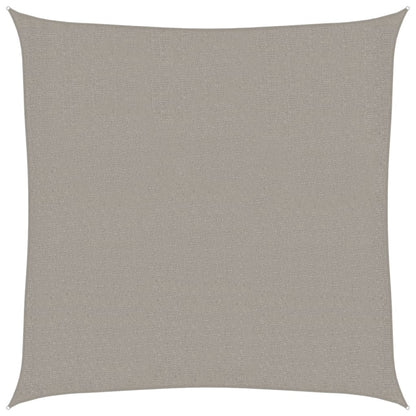 Stínicí Plachta 160 G/M² Čtverec Hdpe Světle Šedá