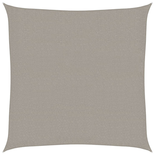 Stínicí Plachta 160 G/M² Čtverec Hdpe Světle Šedá