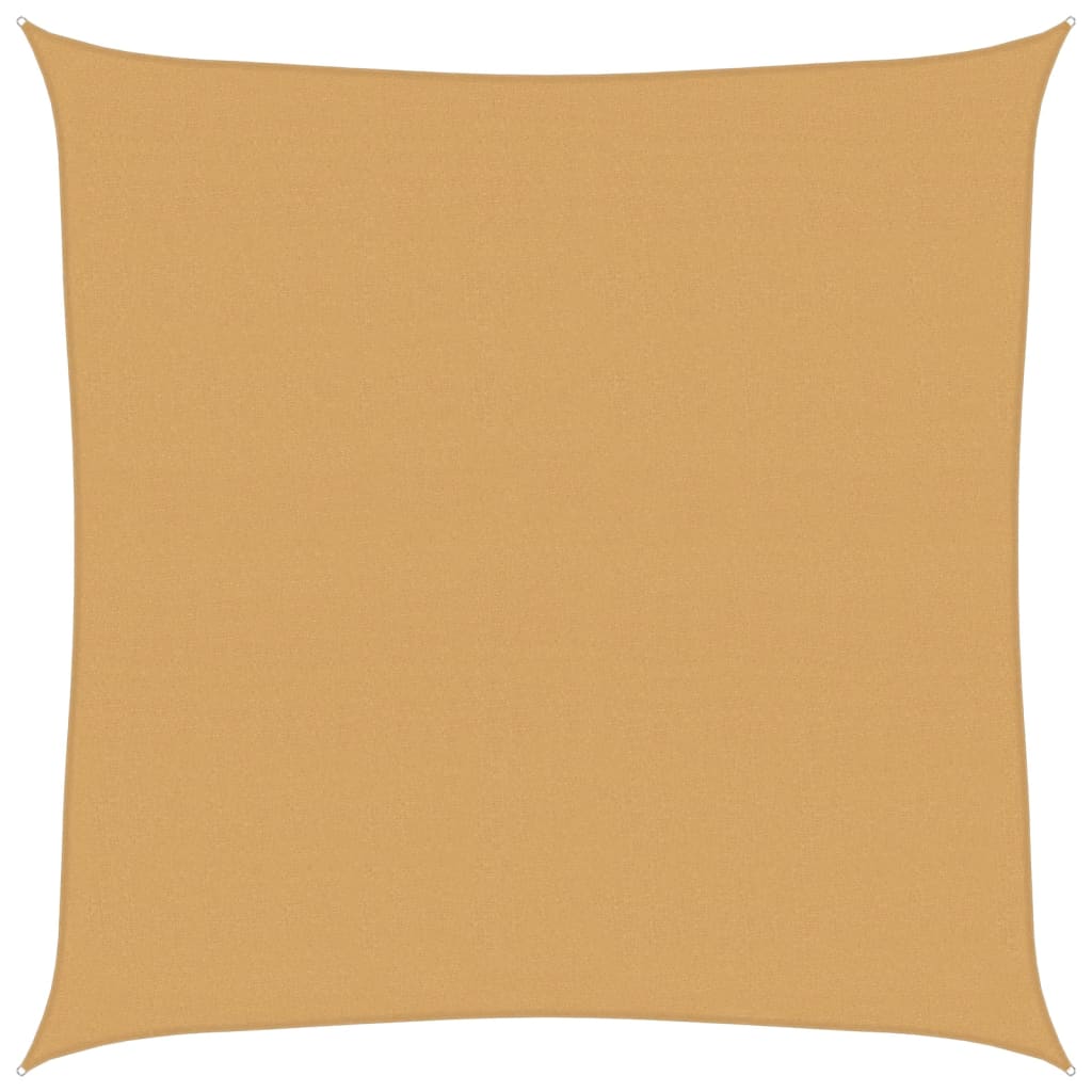 Plachta Proti Slunci 160 G/M² Čtverec Písková 7 X 7 M Hdpe