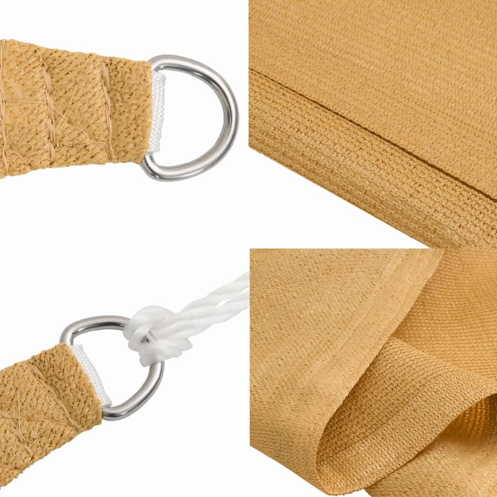 Plachta Proti Slunci 160 G/M² Obdélník Hdpe Písková