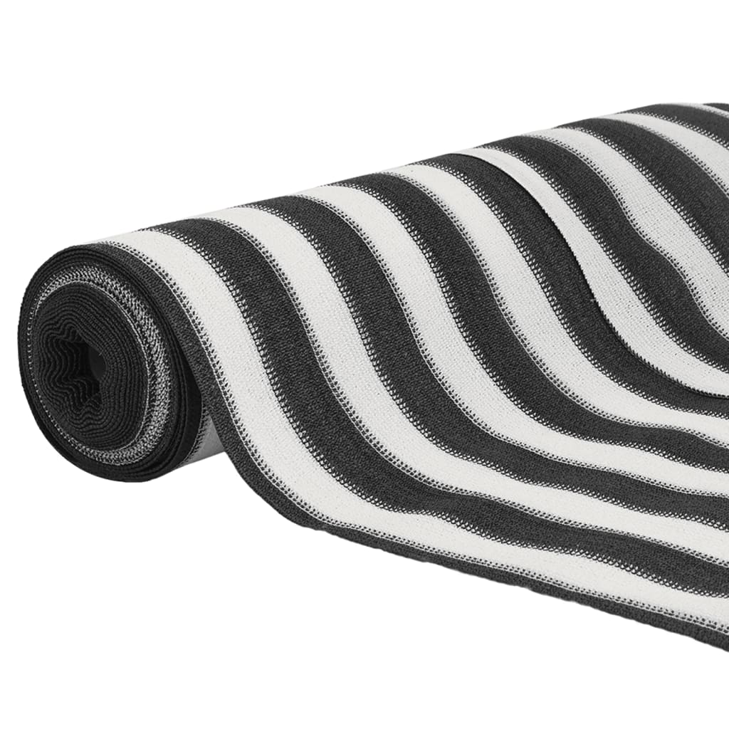 Stínicí Tkanina 2 X 10 M Hdpe 75 G/M² Antracitová A Bílá