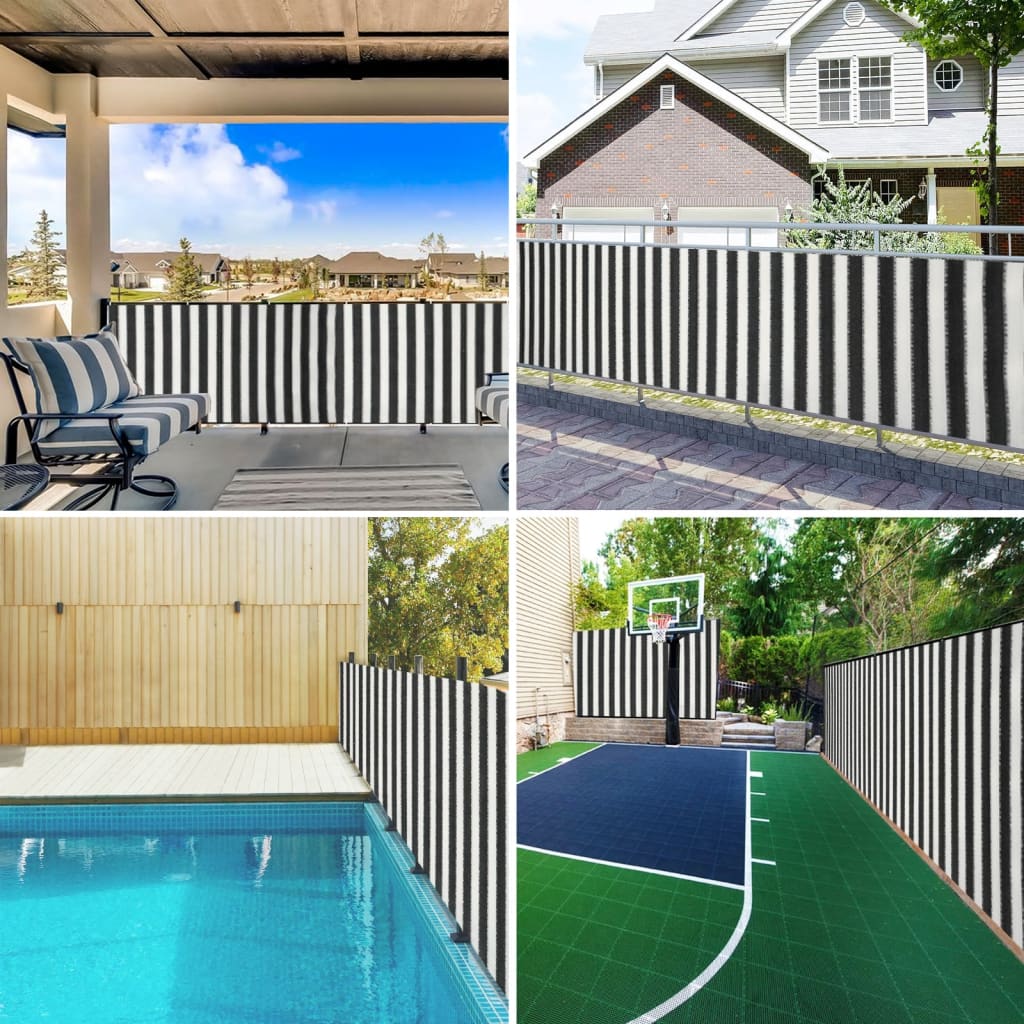 Stínicí Tkanina 2 X 10 M Hdpe 75 G/M² Antracitová A Bílá