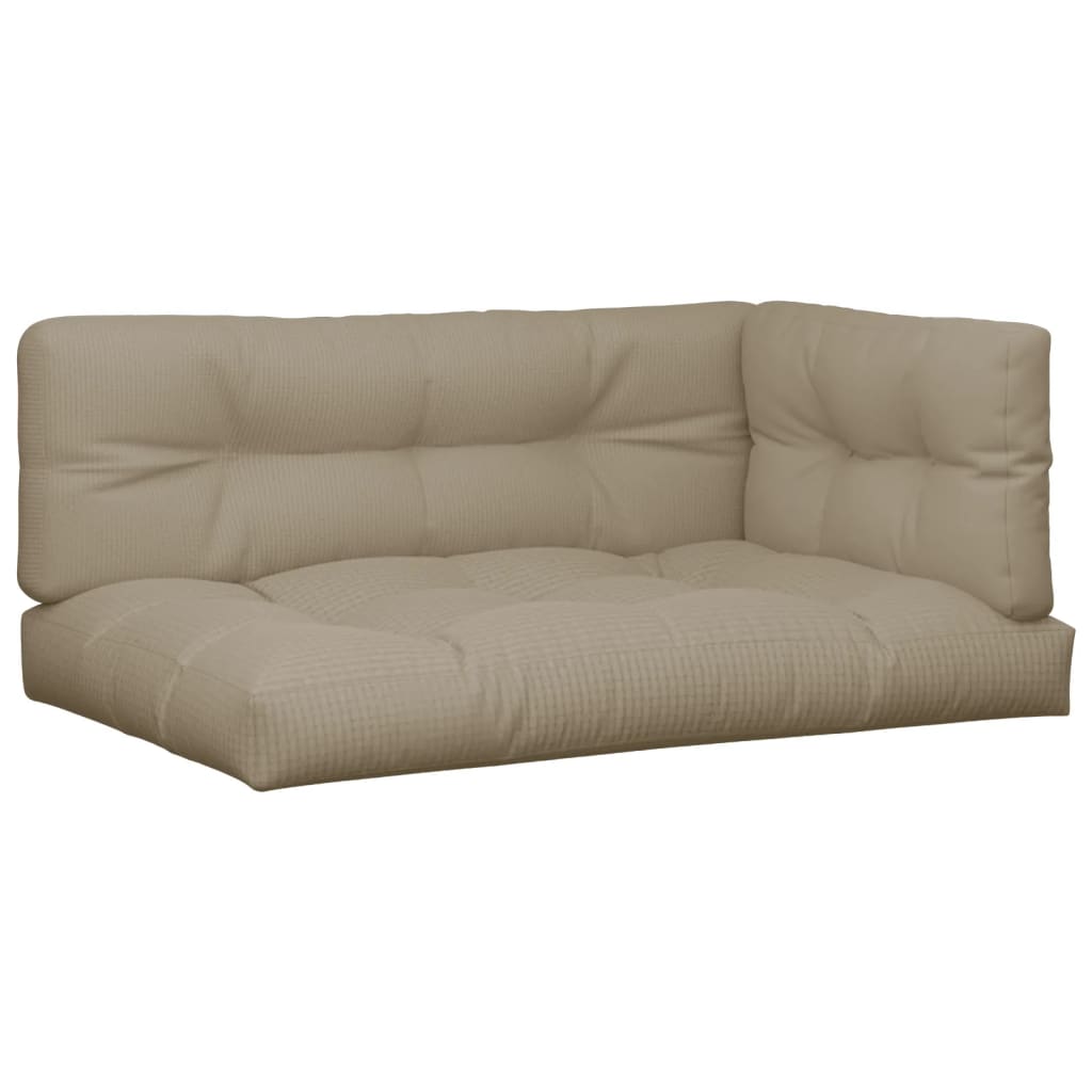 Podušky Na Palety 5 Ks Taupe Textil