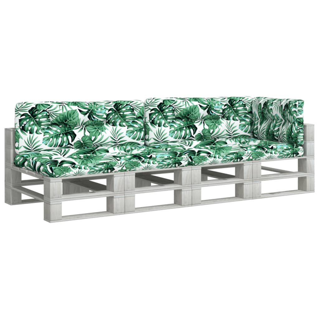 Podušky Na Palety 5 Ks Vzor Listů Textil