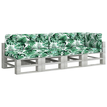 Podušky Na Palety 5 Ks Vzor Listů Textil