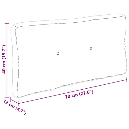 Podušky Na Palety 7 Ks Krémové Textil