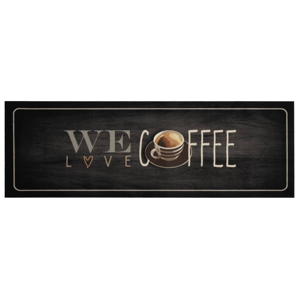 Kuchyňský Koberec Omyvatelný Káva Nápis Samet Coffee Text