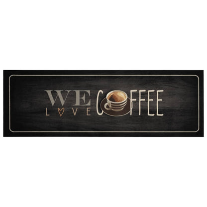 Kuchyňský Koberec Omyvatelný Káva Nápis Samet Coffee Text