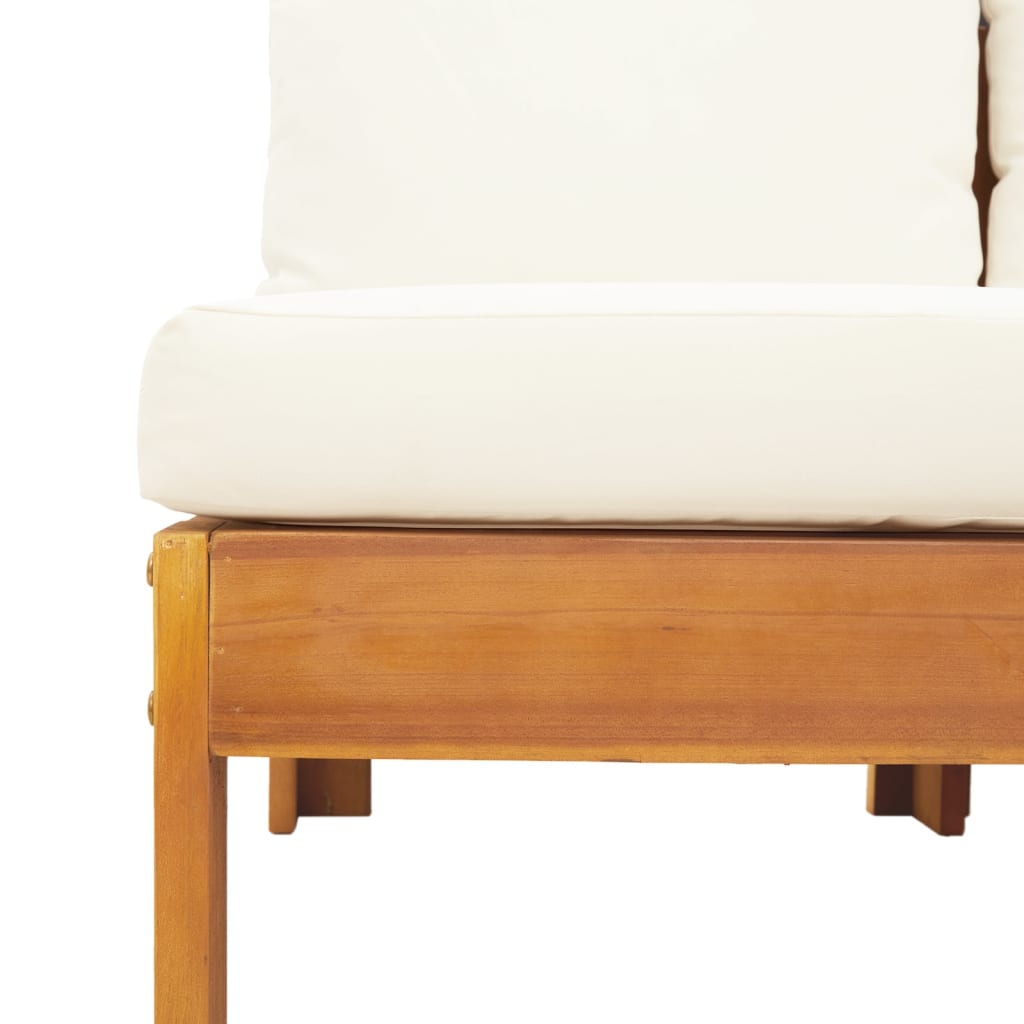 8Dílná Zahradní Sedací Souprava S Poduškami Masivní Akácie