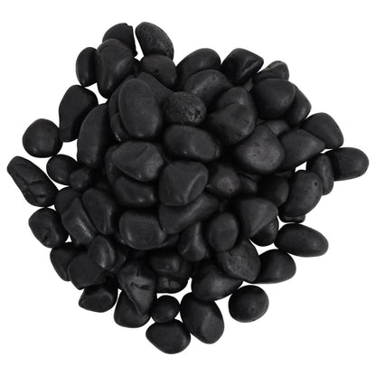 Leštěné Oblázky 25 Kg Černé 2–5 Cm
