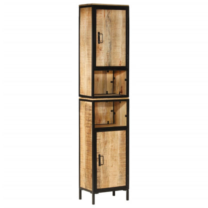 Koupelnová Skříňka 40 X 27 X 180 Cm Železo A Masivní Mangovník