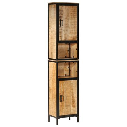 Koupelnová Skříňka 40 X 27 X 180 Cm Železo A Masivní Mangovník