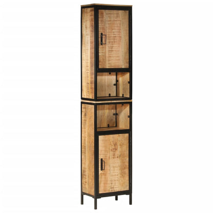 Koupelnová Skříňka 40 X 27 X 180 Cm Železo A Masivní Mangovník