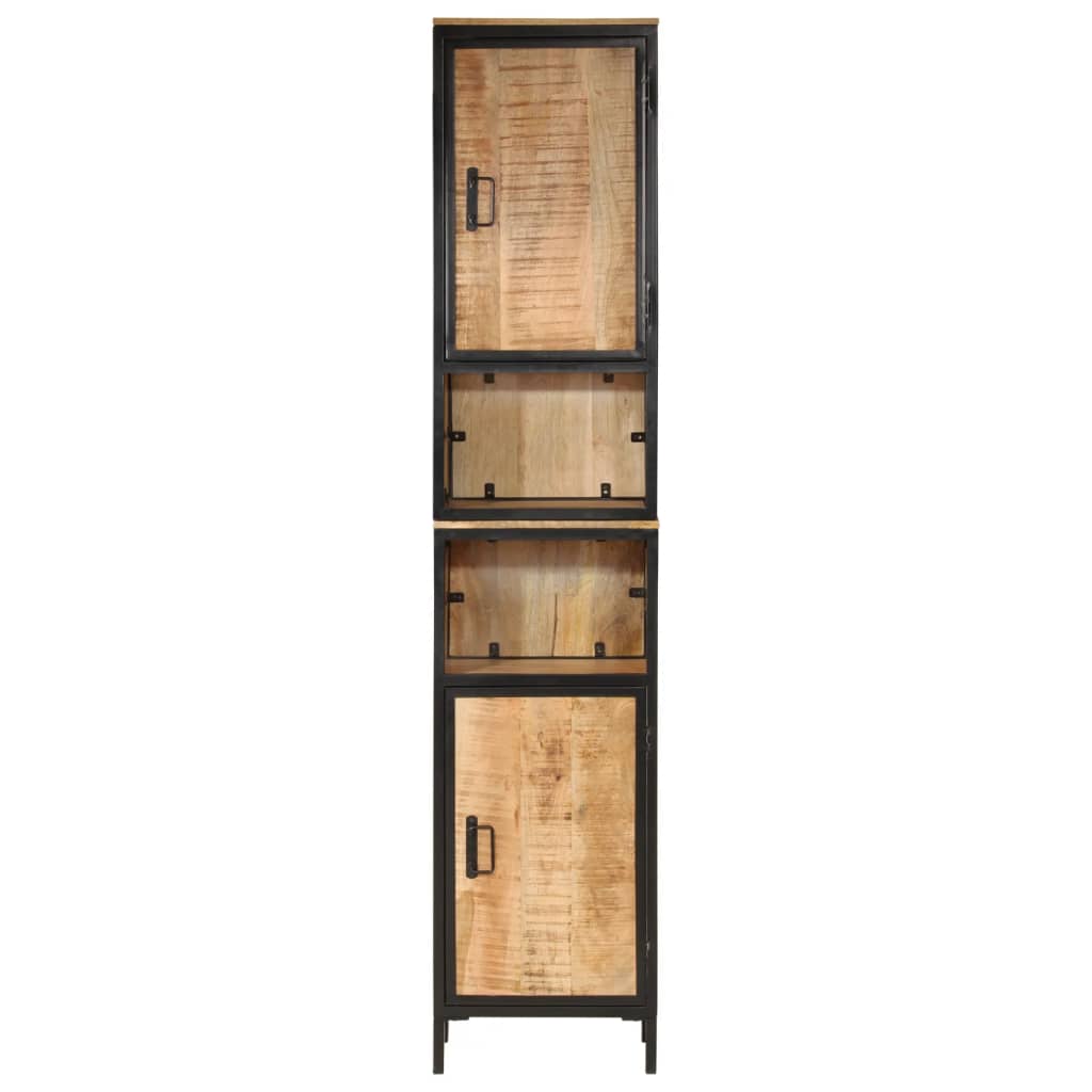 Koupelnová Skříňka 40 X 27 X 180 Cm Železo A Masivní Mangovník