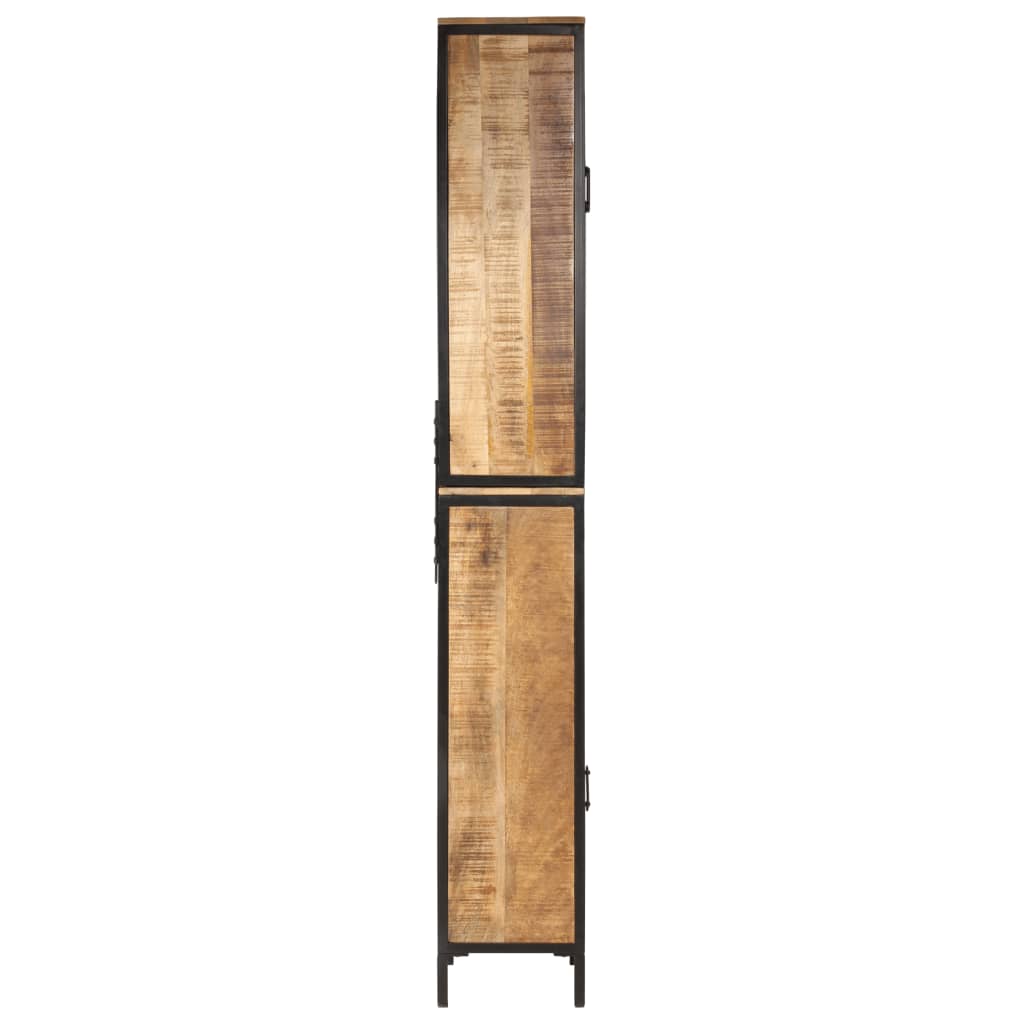 Koupelnová Skříňka 40 X 27 X 180 Cm Železo A Masivní Mangovník