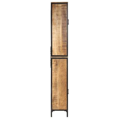 Koupelnová Skříňka 40 X 27 X 180 Cm Železo A Masivní Mangovník