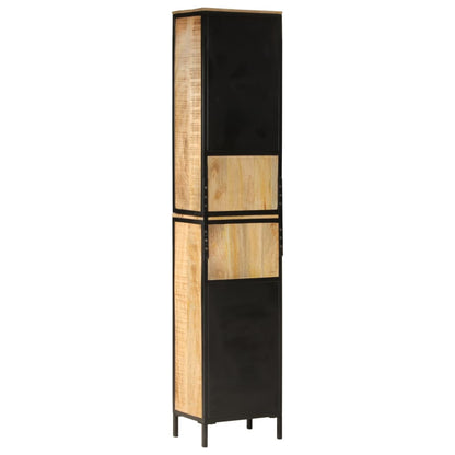 Koupelnová Skříňka 40 X 27 X 180 Cm Železo A Masivní Mangovník