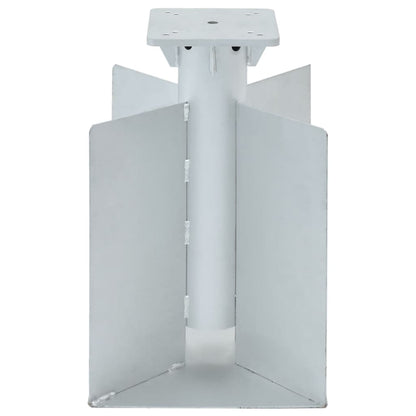 Zemní Kotva Pro Slunečník Stříbrná 27,5 X 27,5 X 45 Cm Ocel