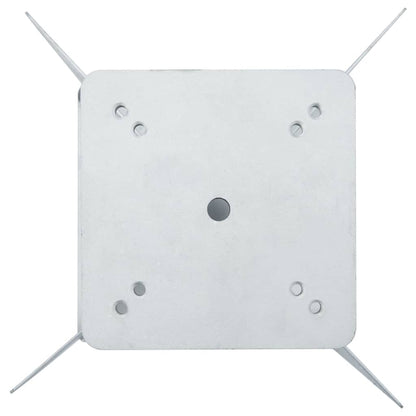 Zemní Kotva Pro Slunečník Stříbrná 27,5 X 27,5 X 45 Cm Ocel