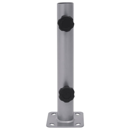 Základna Pro Slunečník Pro Tyč Ø 32/34/38 Mm Stříbrná Ocel