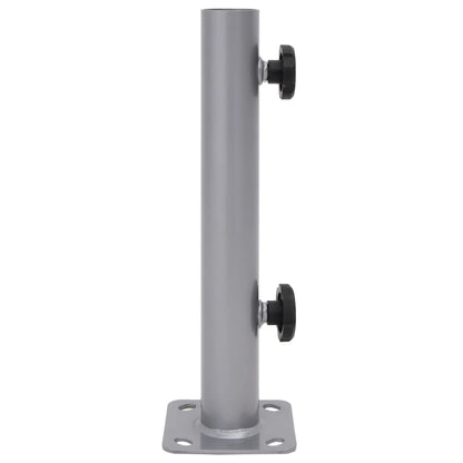 Základna Pro Slunečník Pro Tyč Ø 32/34/38 Mm Stříbrná Ocel