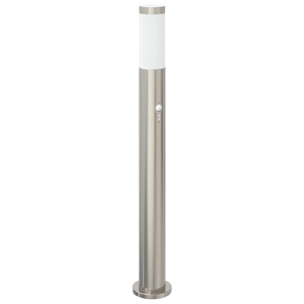 Sloupkové Svítidlo Se Senzorem 80 Cm Nerezová Ocel Ip44