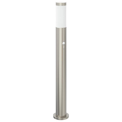 Sloupkové Svítidlo Se Senzorem 80 Cm Nerezová Ocel Ip44