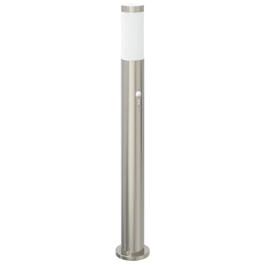 Sloupkové Svítidlo Se Senzorem 80 Cm Nerezová Ocel Ip44