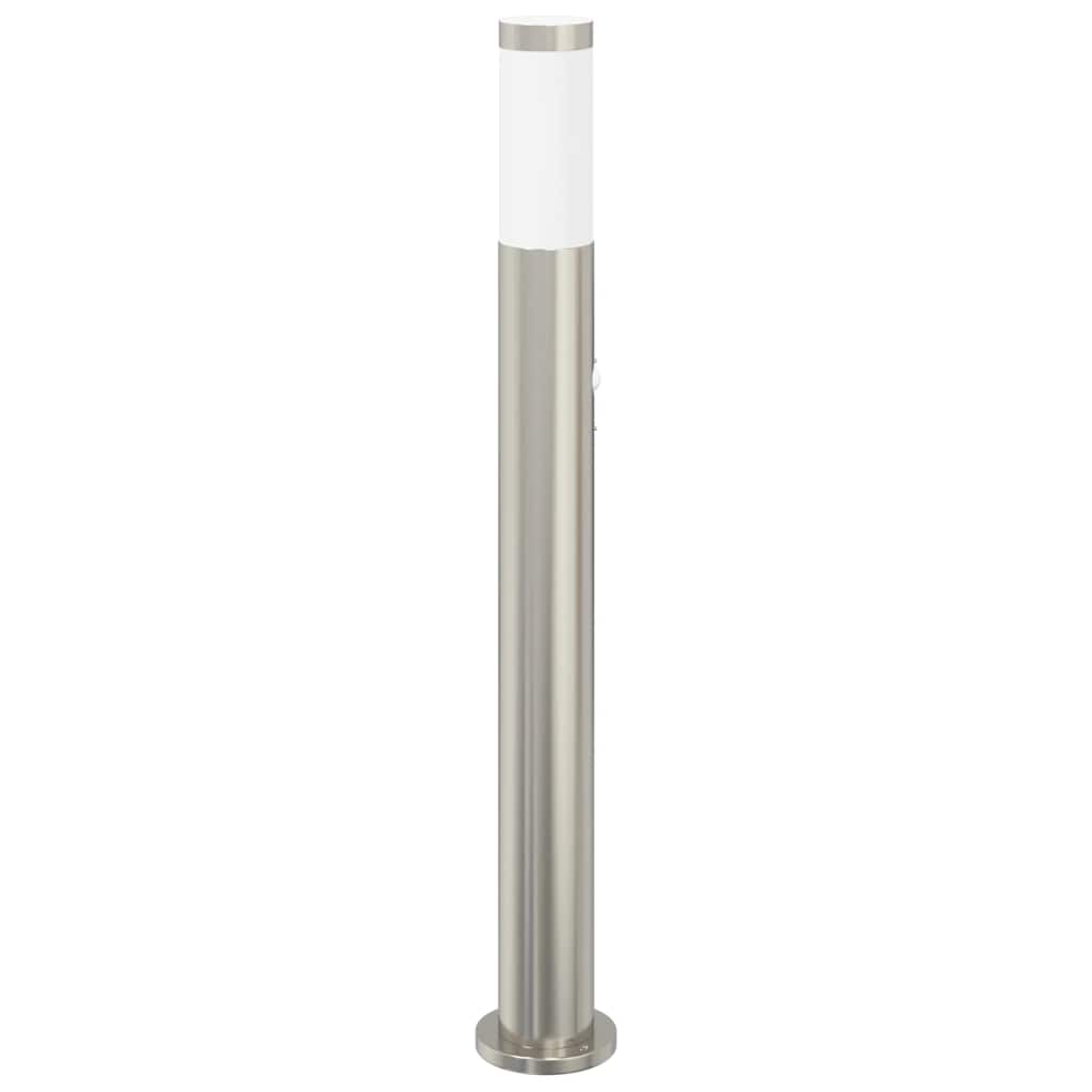 Sloupkové Svítidlo Se Senzorem 80 Cm Nerezová Ocel Ip44