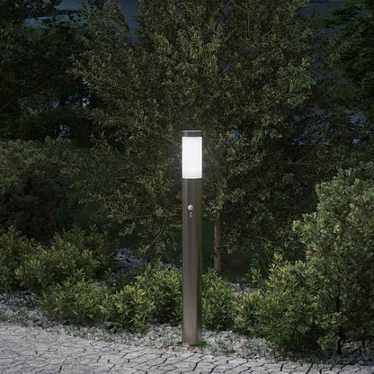 Sloupkové Svítidlo Se Senzorem 80 Cm Nerezová Ocel Ip44