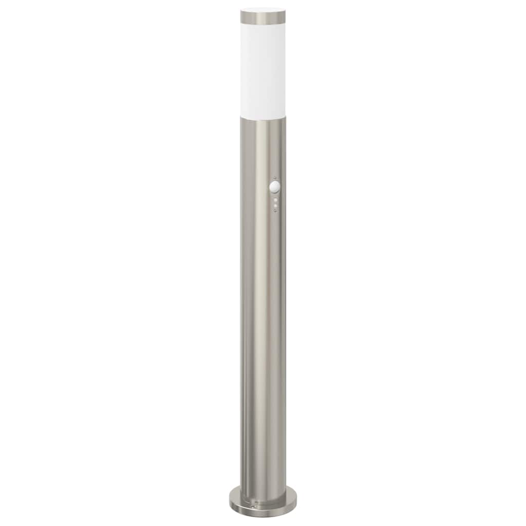 Sloupková Světla Se Senzorem 3 Ks 80 Cm Nerezová Ocel Ip44
