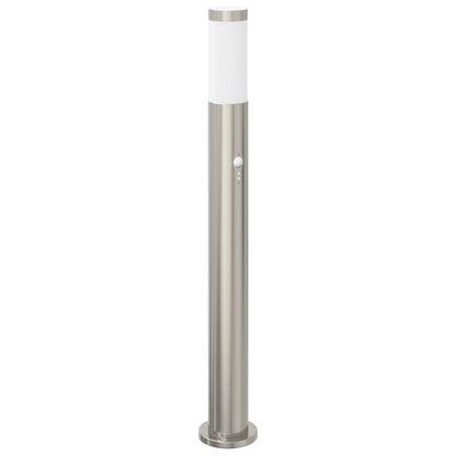 Sloupková Světla Se Senzorem 3 Ks 80 Cm Nerezová Ocel Ip44