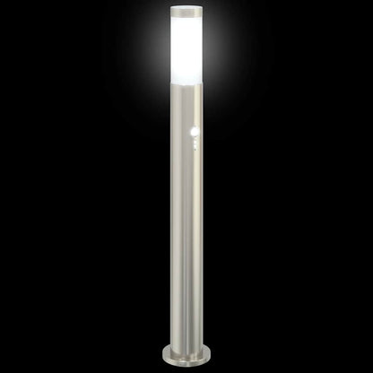 Sloupková Světla Se Senzorem 3 Ks 80 Cm Nerezová Ocel Ip44