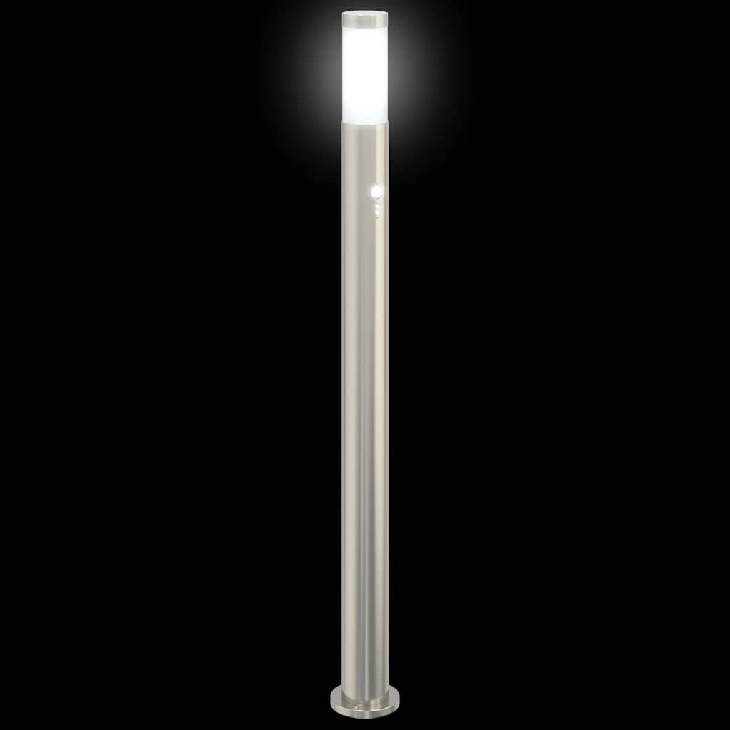 Sloupkové Svítidlo Se Senzorem 110 Cm Nerezová Ocel Ip44