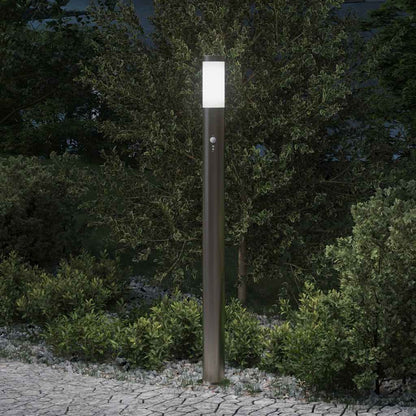 Sloupkové Svítidlo Se Senzorem 110 Cm Nerezová Ocel Ip44