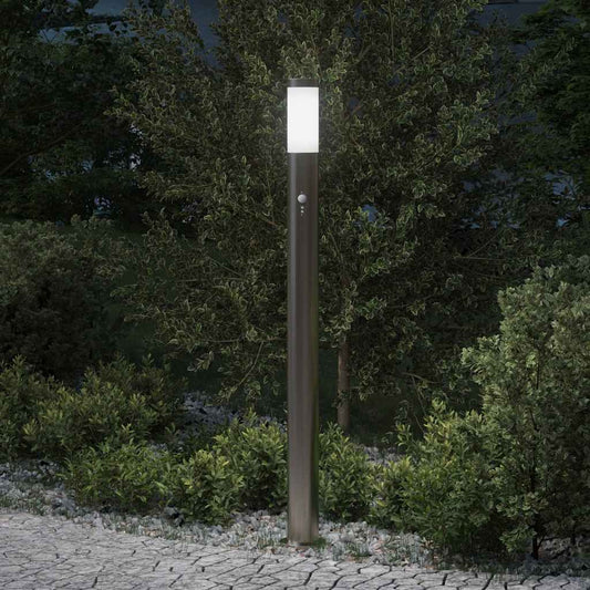 Sloupkové Svítidlo Se Senzorem 110 Cm Nerezová Ocel Ip44