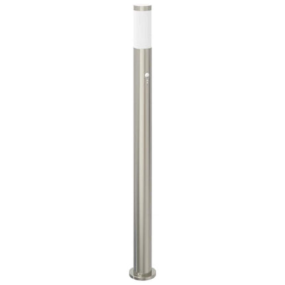 Sloupková Světla Se Senzorem 3 Ks 110 Cm Nerezová Ocel Ip44