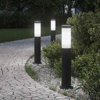 Sloupková Světla 3 Ks 50 Cm Nerezová Ocel Ip44