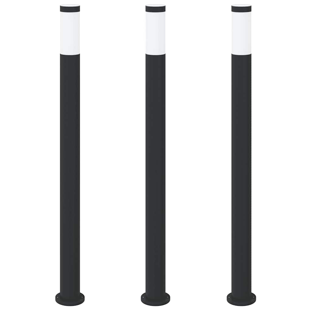 Sloupková Světla 3 Ks 110 Cm Nerezová Ocel Ip44