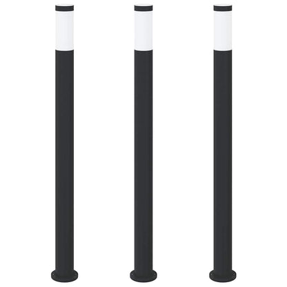 Sloupková Světla 3 Ks 110 Cm Nerezová Ocel Ip44