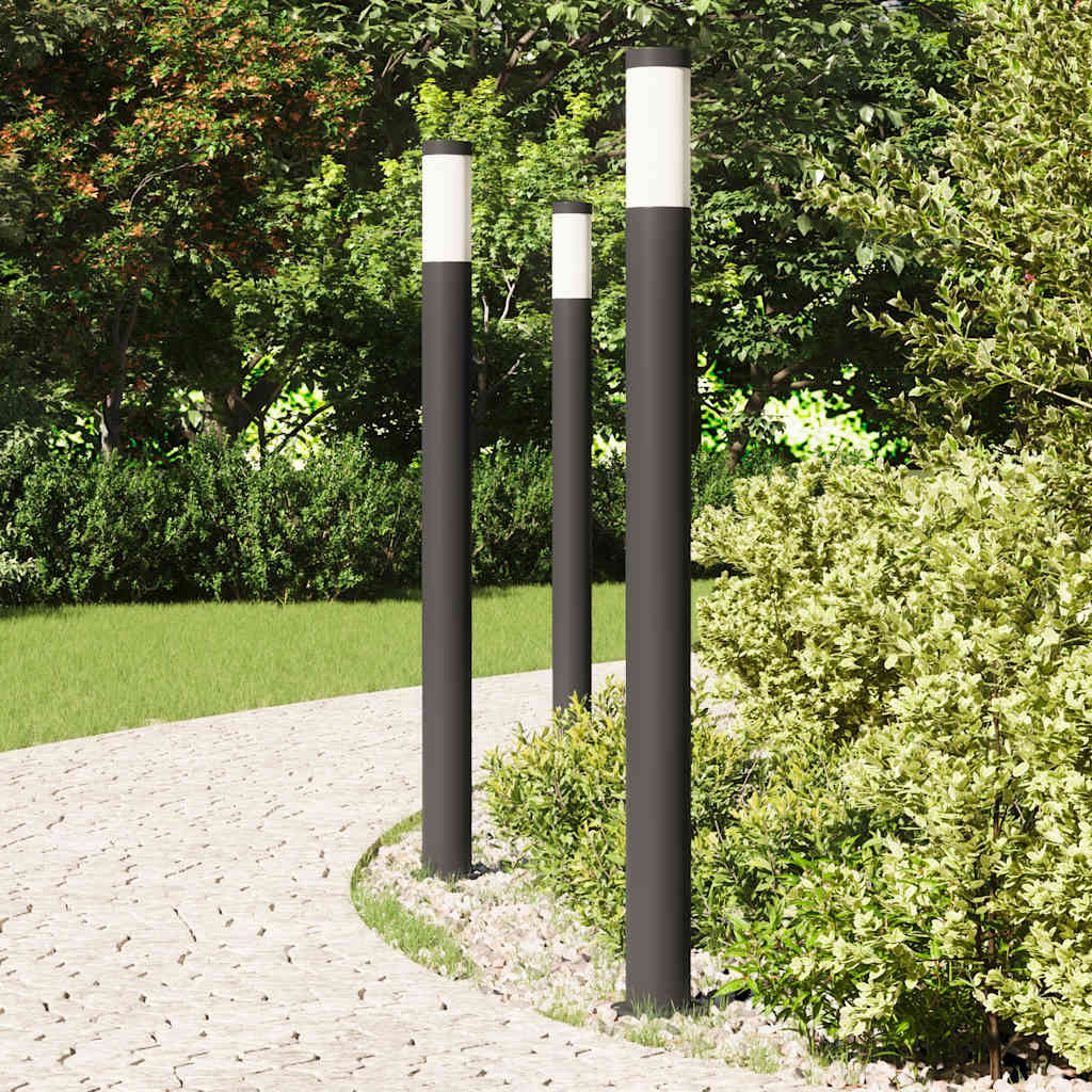 Sloupková Světla 3 Ks 110 Cm Nerezová Ocel Ip44