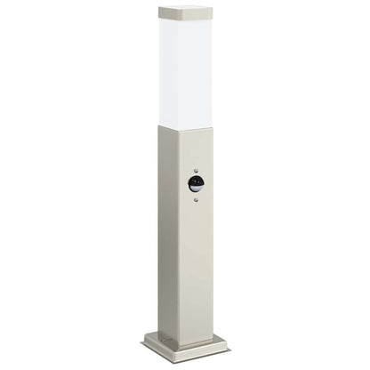 Sloupkové Svítidlo Se Senzorem 50 Cm Nerezová Ocel Ip44