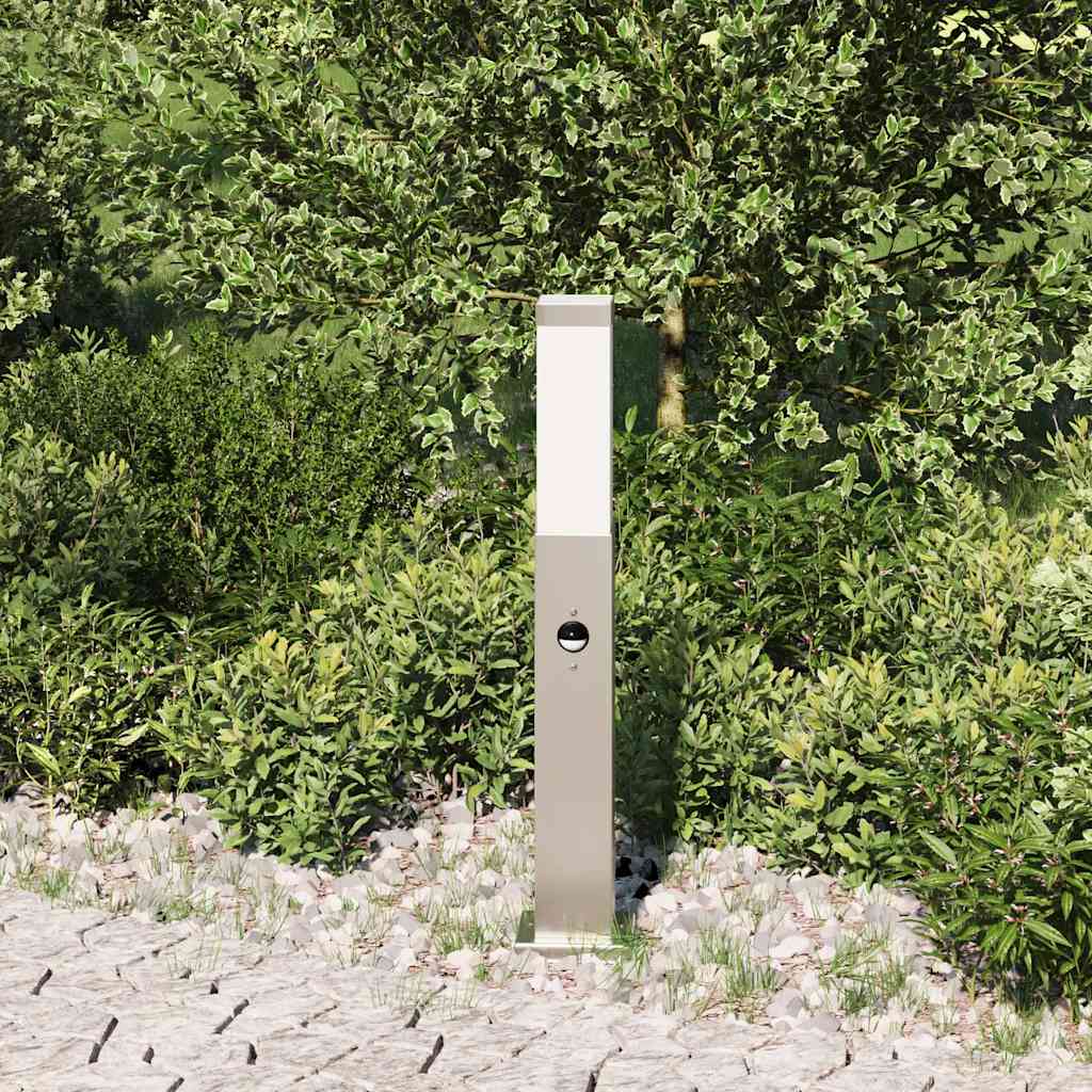 Sloupkové Svítidlo Se Senzorem 50 Cm Nerezová Ocel Ip44