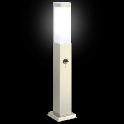 Sloupkové Svítidlo Se Senzorem 50 Cm Nerezová Ocel Ip44