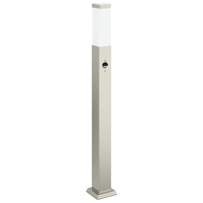 Sloupkové Svítidlo Se Senzorem 80 Cm Nerezová Ocel Ip44