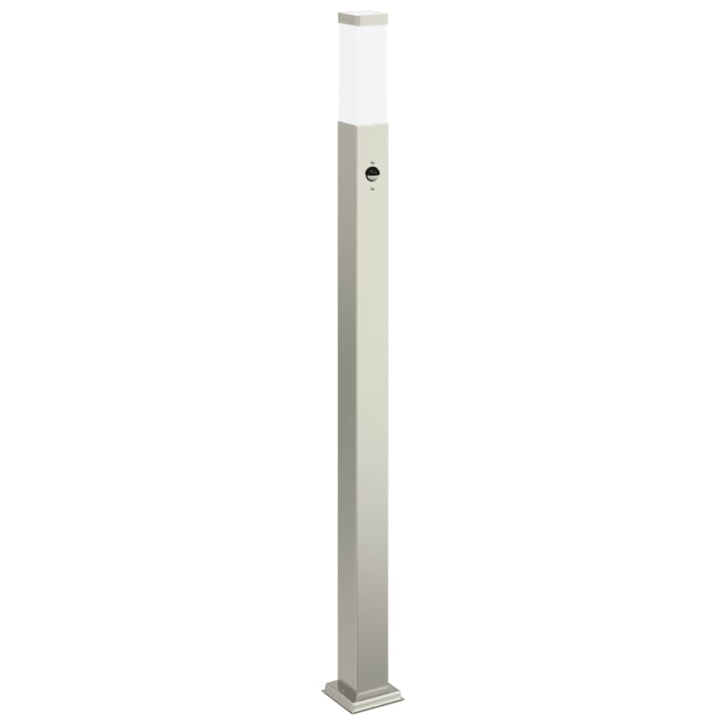 Sloupková Světla Se Senzorem 3 Ks 110 Cm Nerezová Ocel Ip44