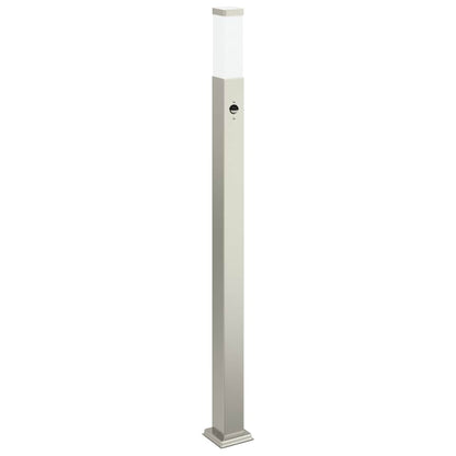 Sloupková Světla Se Senzorem 3 Ks 110 Cm Nerezová Ocel Ip44