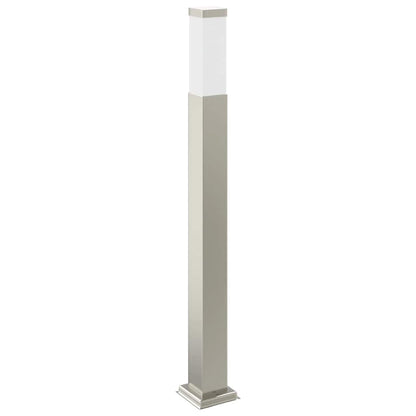 Sloupkové Svítidlo Se Zásuvkou 80 Cm Nerezová Ocel Ip44